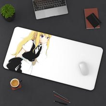 Load image into Gallery viewer, Gabriel DropOut Gabriel Tenma White Mouse Pad (Desk Mat) On Desk
