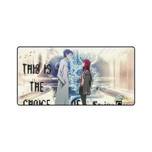 Load image into Gallery viewer, Makise Kurisu &amp; Rintarou Okabe Mouse Pad (Desk Mat)
