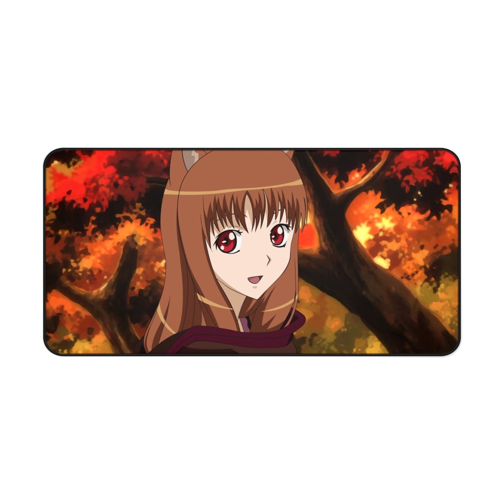 Spice And Wolf Mouse Pad (Desk Mat)