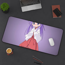 Cargar imagen en el visor de la galería, Lucky Star Kagami Hiiragi Mouse Pad (Desk Mat) On Desk
