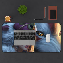 Cargar imagen en el visor de la galería, Princess Mononoke Mouse Pad (Desk Mat) With Laptop
