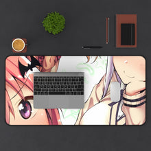 Cargar imagen en el visor de la galería, Gabriel DropOut Satanichia Kurumizawa Mcdowell, Raphiel Shiraha Ainsworth Mouse Pad (Desk Mat) With Laptop
