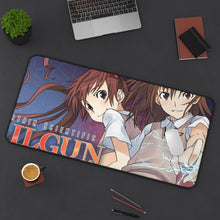 Load image into Gallery viewer, A Certain Scientific Railgun Mikoto Misaka, Kuroko Shirai Mouse Pad (Desk Mat) On Desk
