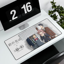 Charger l&#39;image dans la galerie, A Silent Voice + Your Name. Mouse Pad (Desk Mat) With Laptop
