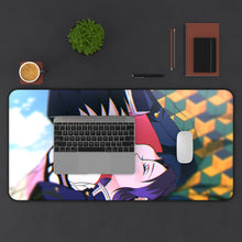 Charger l&#39;image dans la galerie, Demon Slayer: Kimetsu No Yaiba Mouse Pad (Desk Mat) With Laptop
