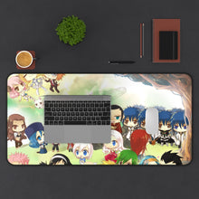 Charger l&#39;image dans la galerie, Fairy Tail Natsu Dragneel, Erza Scarlet, Lucy Heartfilia, Happy, Wendy Marvell Mouse Pad (Desk Mat) With Laptop
