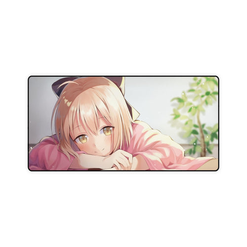 Fate/Grand Order Saber, Sakura Saber Mouse Pad (Desk Mat)