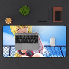 Charger l&#39;image dans la galerie, Infinite Stratos Charlotte Dunois Mouse Pad (Desk Mat) With Laptop
