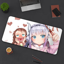 Load image into Gallery viewer, Miss Kobayashi&#39;s Dragon Maid Kanna Kamui, Kobayashi San Chi No Maid Dragon, Riko Saikawa Mouse Pad (Desk Mat) On Desk
