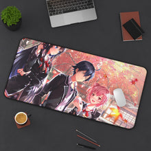 Charger l&#39;image dans la galerie, My Teen Romantic Comedy SNAFU Hachiman Hikigaya, Yukino Yukinoshita, Yui Yuigahama Mouse Pad (Desk Mat) On Desk
