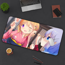 Cargar imagen en el visor de la galería, Is The Order A Rabbit? Mouse Pad (Desk Mat) On Desk
