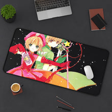 Cargar imagen en el visor de la galería, Cardcaptor Sakura Sakura Kinomoto Mouse Pad (Desk Mat) On Desk
