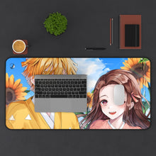 Cargar imagen en el visor de la galería, Nezuko Kamado Zenitsu Agatsuma Mouse Pad (Desk Mat) With Laptop
