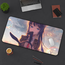 Load image into Gallery viewer, Rascal Does Not Dream Of Bunny Girl Senpai Mouse Pad (Desk Mat) On Desk
