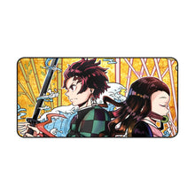 Cargar imagen en el visor de la galería, Tanjiro Kamado Nezuko Kamado Mouse Pad (Desk Mat)
