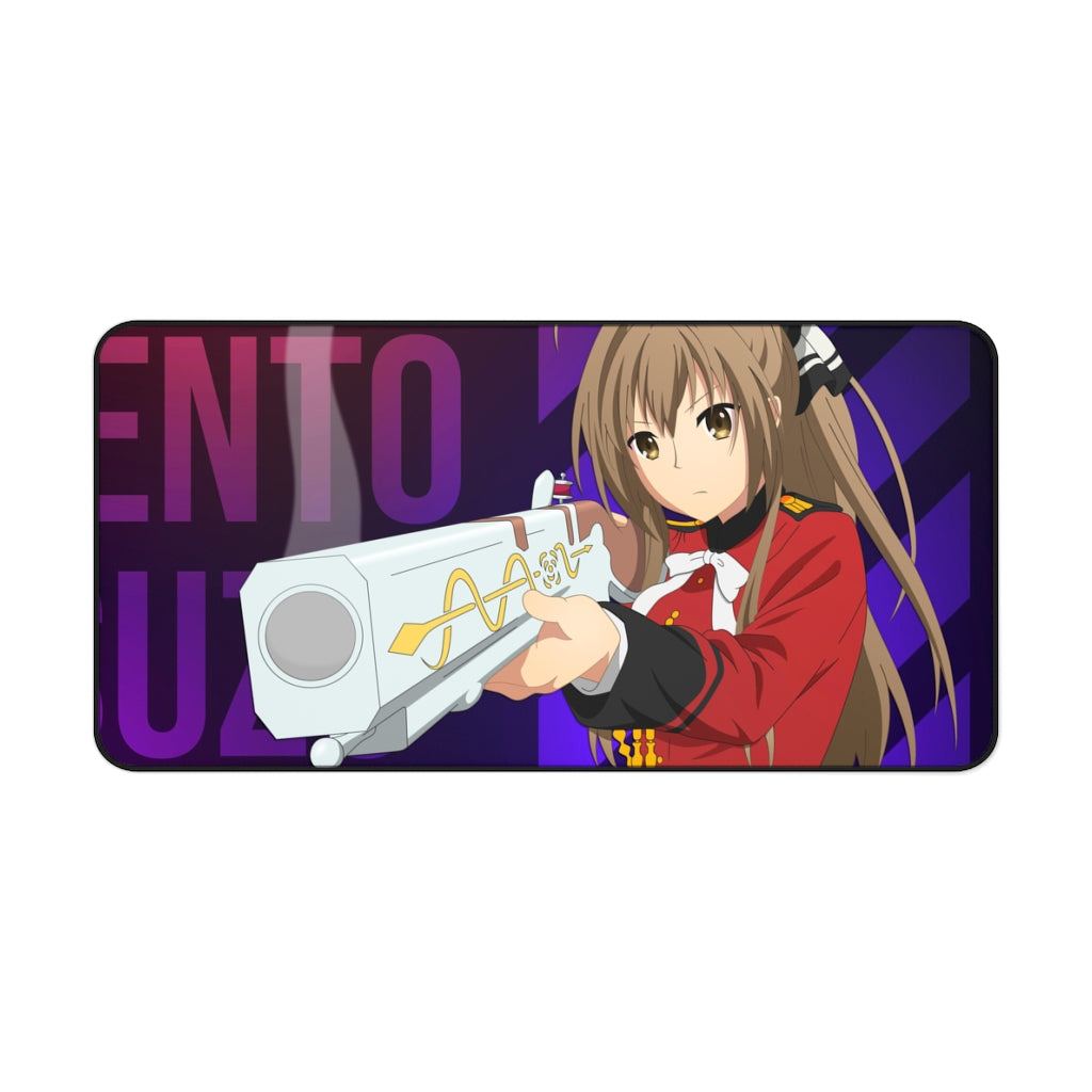 Isuzu Sento Aiming a Gun Mouse Pad (Desk Mat)