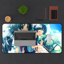 Load image into Gallery viewer, A Certain Scientific Railgun Ruiko Saten Mouse Pad (Desk Mat) With Laptop
