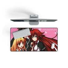 Load image into Gallery viewer, High School DxD Rias Gremory, Issei Hyoudou, Asia Argento Mouse Pad (Desk Mat) On Desk
