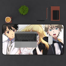 Charger l&#39;image dans la galerie, Aldnoah.Zero Mouse Pad (Desk Mat) With Laptop
