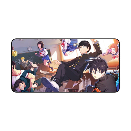 Mob Psycho 100 Arataka Reigen, Shigeo Kageyama, Ritsu Kageyama, Teruki Hanazawa, Tome Kurata Mouse Pad (Desk Mat)