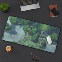 Charger l&#39;image dans la galerie, The Garden Of Words Mouse Pad (Desk Mat) On Desk
