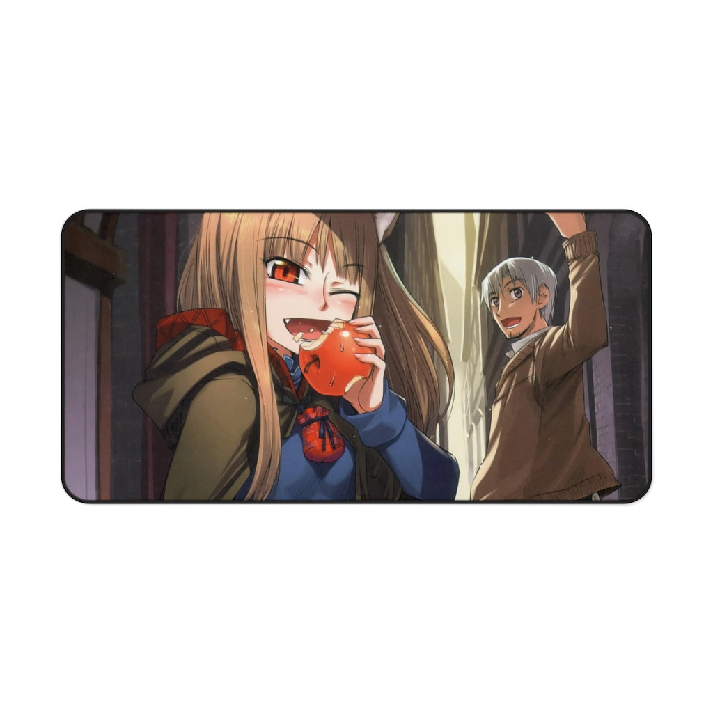 Spice And Wolf Mouse Pad (Desk Mat)