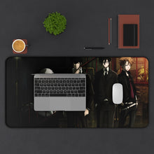 Cargar imagen en el visor de la galería, Psycho-Pass Inspecters and a villain Mouse Pad (Desk Mat) With Laptop
