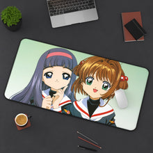 Cargar imagen en el visor de la galería, Cardcaptor Sakura Sakura Kinomoto, Tomoyo Daidouji Mouse Pad (Desk Mat) On Desk
