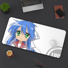 Load image into Gallery viewer, Konata Izumi Mouse Pad (Desk Mat) On Desk
