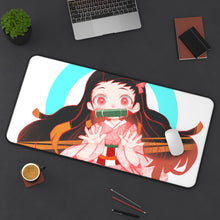 Cargar imagen en el visor de la galería, Nezuko Kamado Mouse Pad (Desk Mat) On Desk
