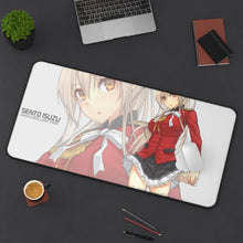 Load image into Gallery viewer, Amagi Brilliant Park Isuzu Sento Mouse Pad (Desk Mat) On Desk
