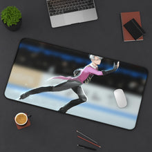 Cargar imagen en el visor de la galería, Yuri!!! On Ice Victor Nikiforov Mouse Pad (Desk Mat) On Desk
