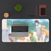 Charger l&#39;image dans la galerie, Free! Rin Matsuoka, Makoto Tachibana, Haruka Nanase, Nagisa Hazuki, Gou Matsuoka Mouse Pad (Desk Mat) With Laptop
