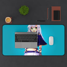 Charger l&#39;image dans la galerie, Rokudenashi Majutsu Koushi To Akashic Records Sistine Fibel Mouse Pad (Desk Mat) With Laptop
