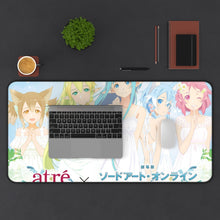 Cargar imagen en el visor de la galería, Sword Art Online Asuna Yuuki Mouse Pad (Desk Mat) With Laptop
