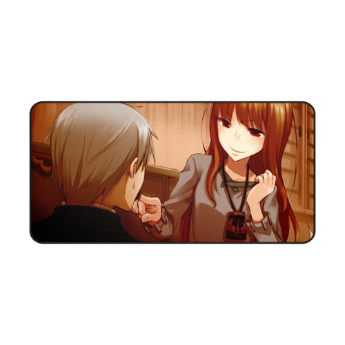 Spice And Wolf Mouse Pad (Desk Mat)