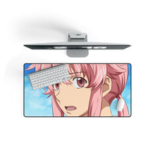 Cargar imagen en el visor de la galería, Mirai Nikki Yuno Gasai Mouse Pad (Desk Mat) On Desk
