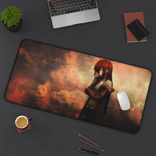 Load image into Gallery viewer, Steins Gate - Kurisu Makise Mouse Pad (Desk Mat) On Desk
