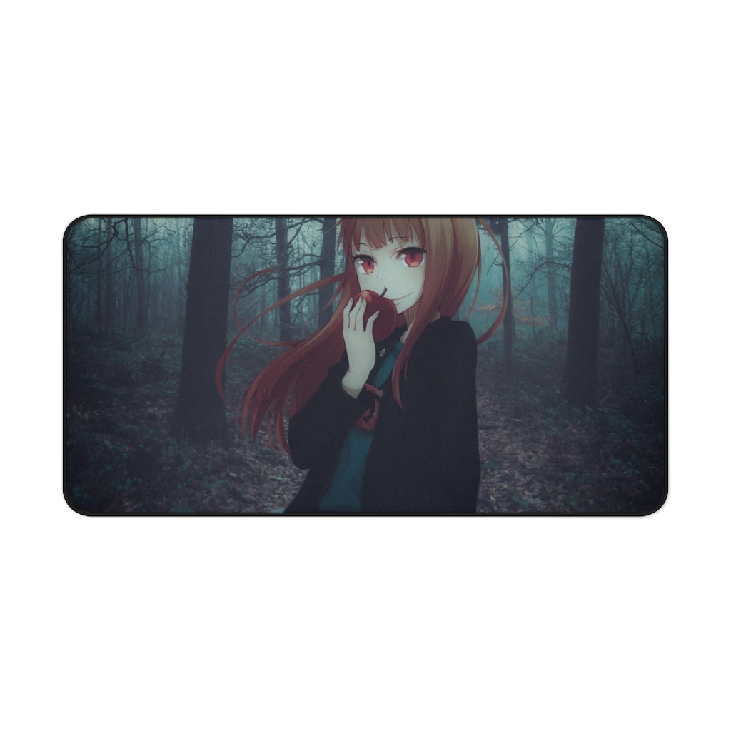 Spice And Wolf Mouse Pad (Desk Mat)