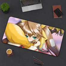 Charger l&#39;image dans la galerie, Infinite Stratos Mouse Pad (Desk Mat) On Desk
