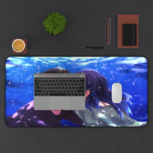 Load image into Gallery viewer, Nagi No Asukara Mouse Pad (Desk Mat) With Laptop
